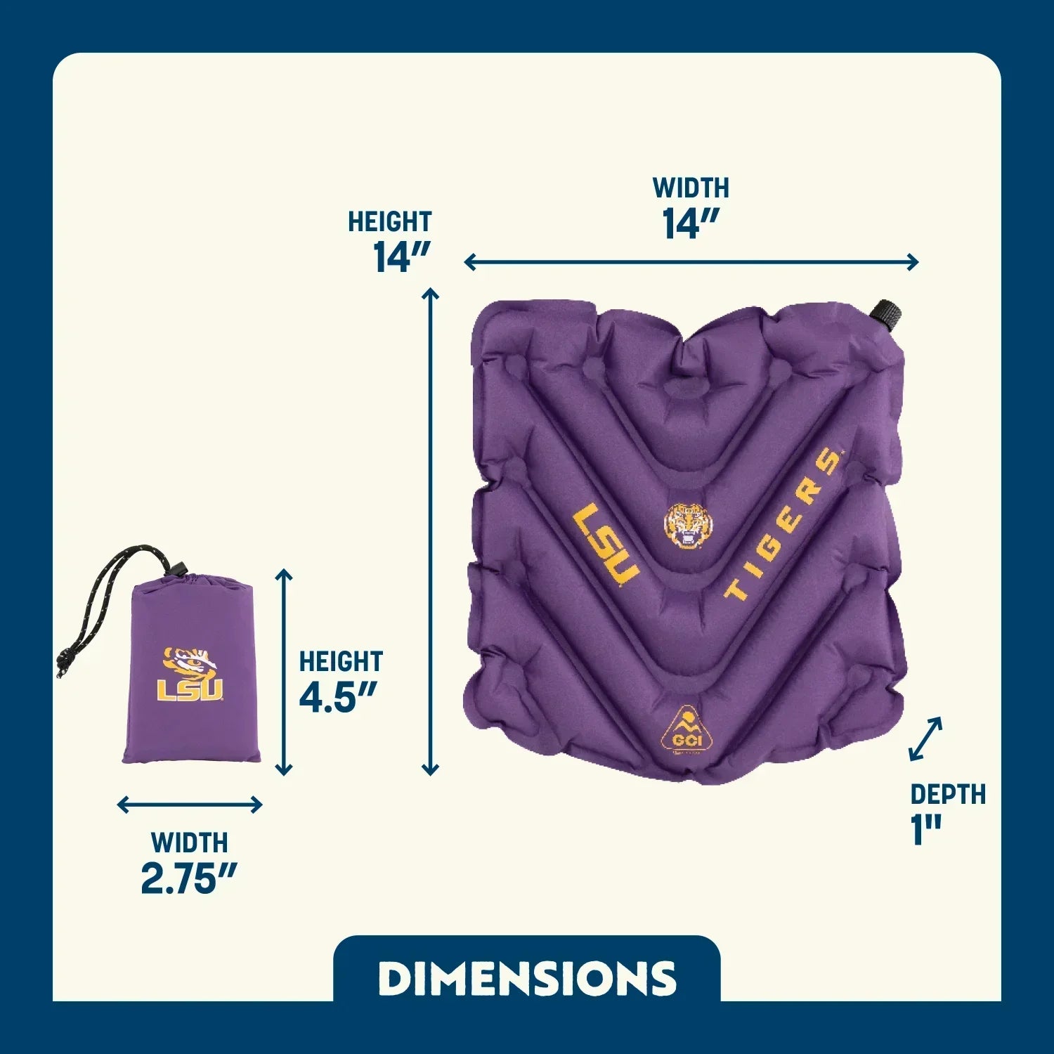 V Seat - LSU Tigers | Featured Outdoor Choice | Outlandridge A844gW