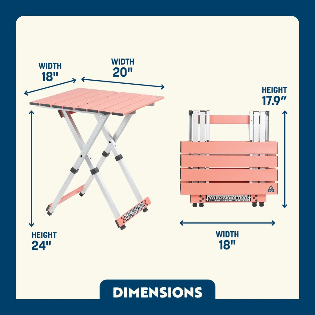 Compact Camp Table 20 | Featured Outdoor Choice | Outlandridge 81FCEL