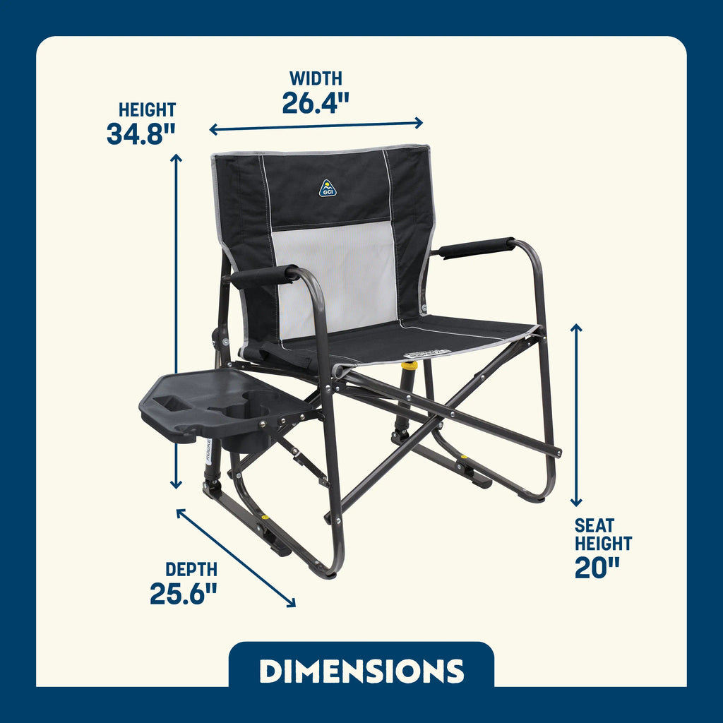 Freestyle Rocker XL with Side Table | Featured Outdoor Choice | Outlandridge 8A98WJ