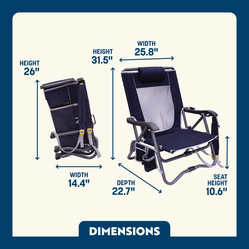 Bi-Fold Slim Event Chair | Camp-Ready Selection | Outlandridge 72DBOO