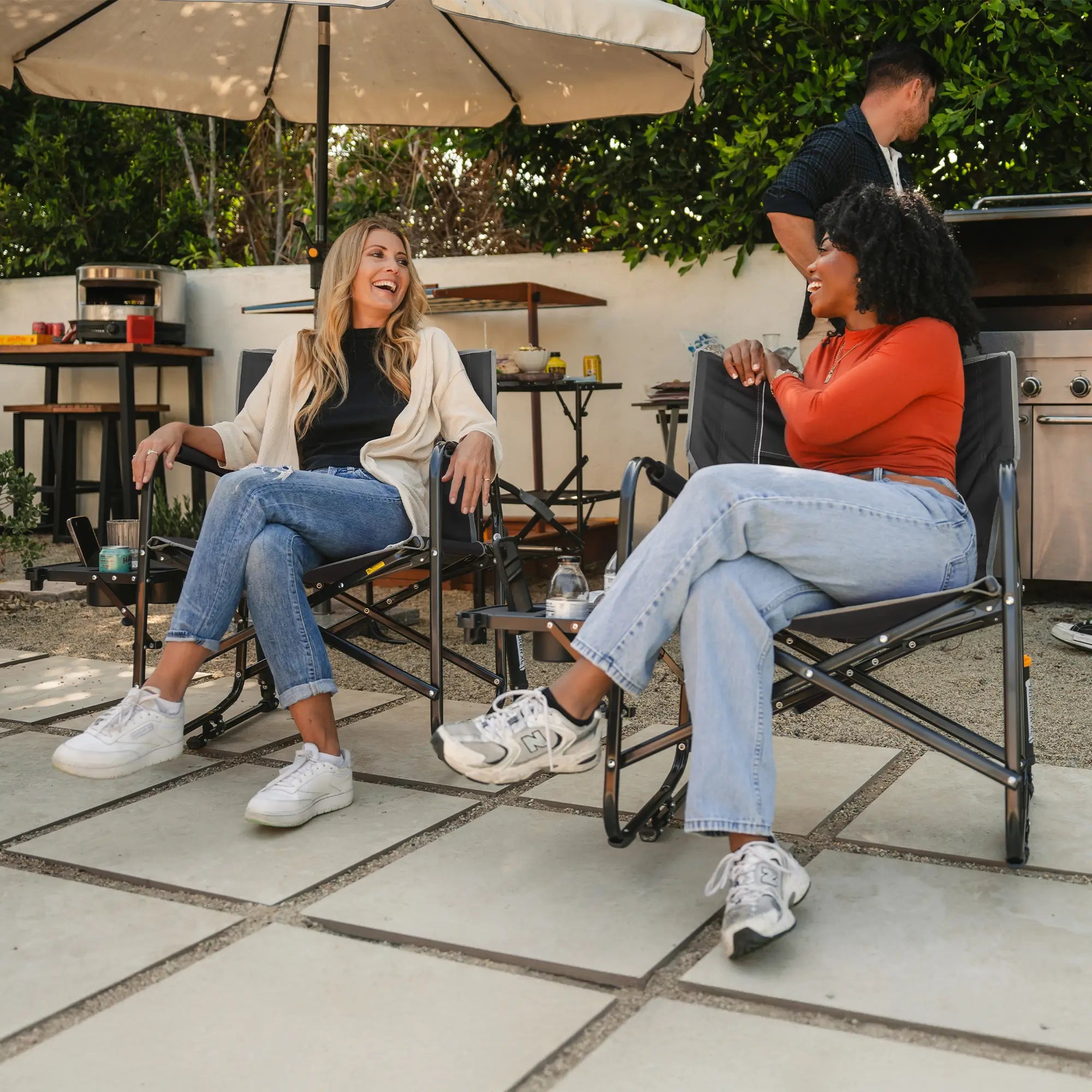 Freestyle Rocker XL with Side Table | Featured Outdoor Choice | Outlandridge 8A98WJ