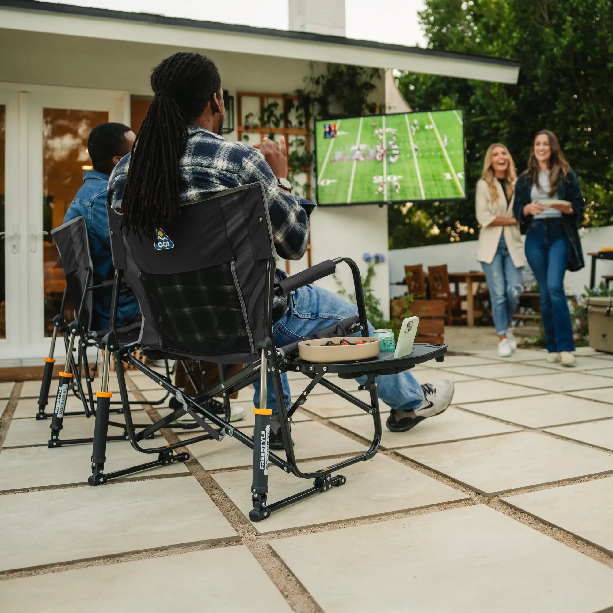 Freestyle Rocker XL with Side Table | Featured Outdoor Choice | Outlandridge 8A98WJ