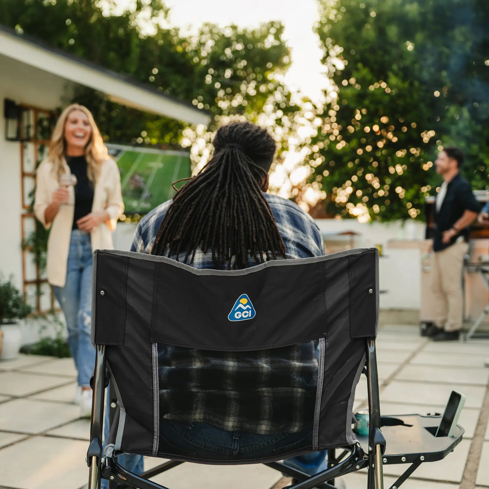 Freestyle Rocker XL with Side Table | Featured Outdoor Choice | Outlandridge 8A98WJ