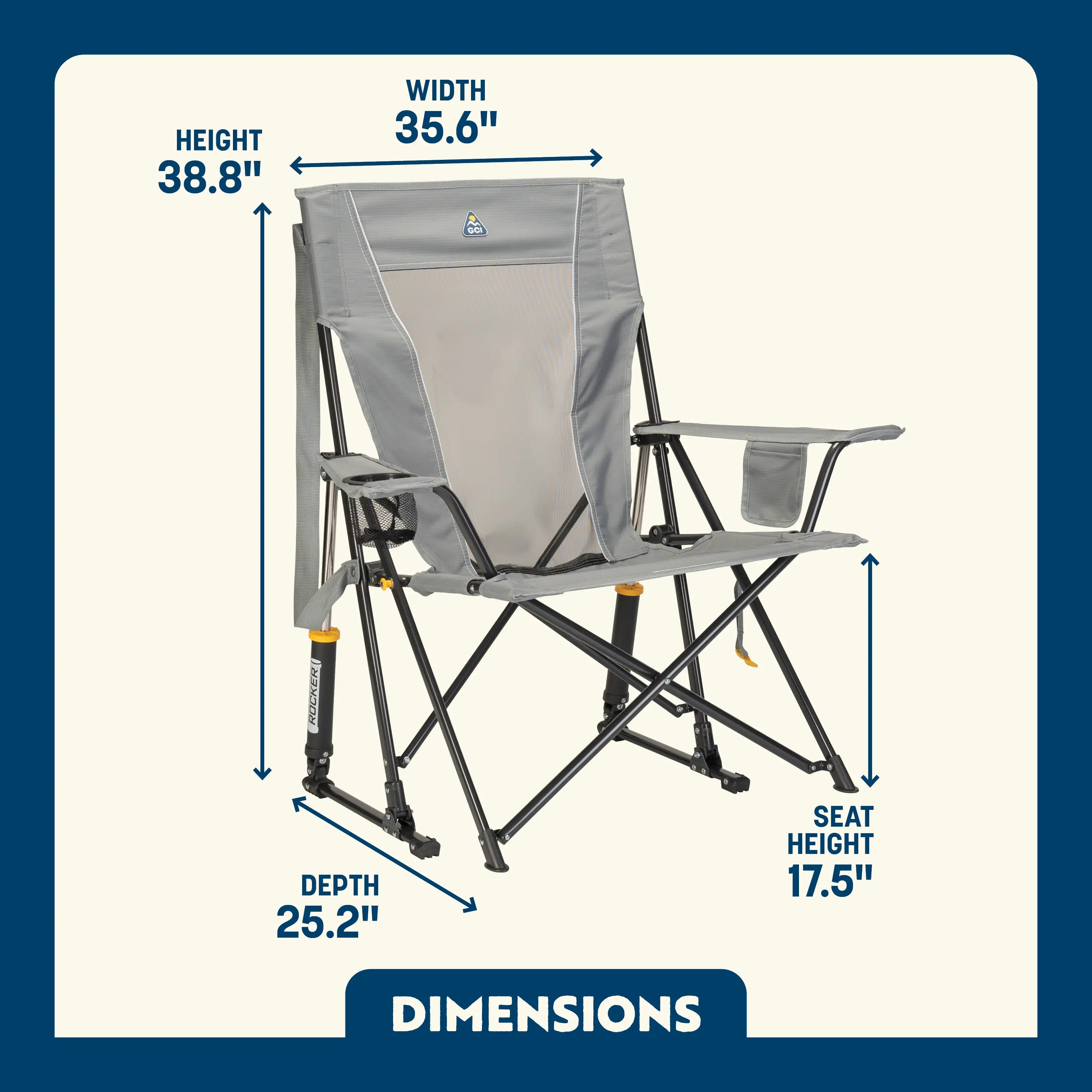 Comfort Pro Rocker | Featured Outdoor Choice | Outlandridge A093bn