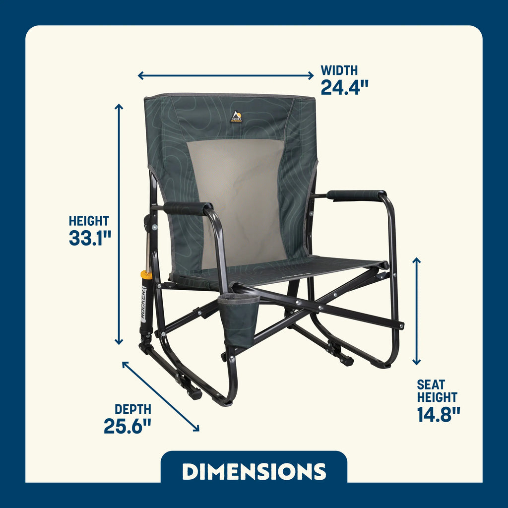 FirePit Rocker — Outdoor Setup Pick | Outlandridge E587ZZ