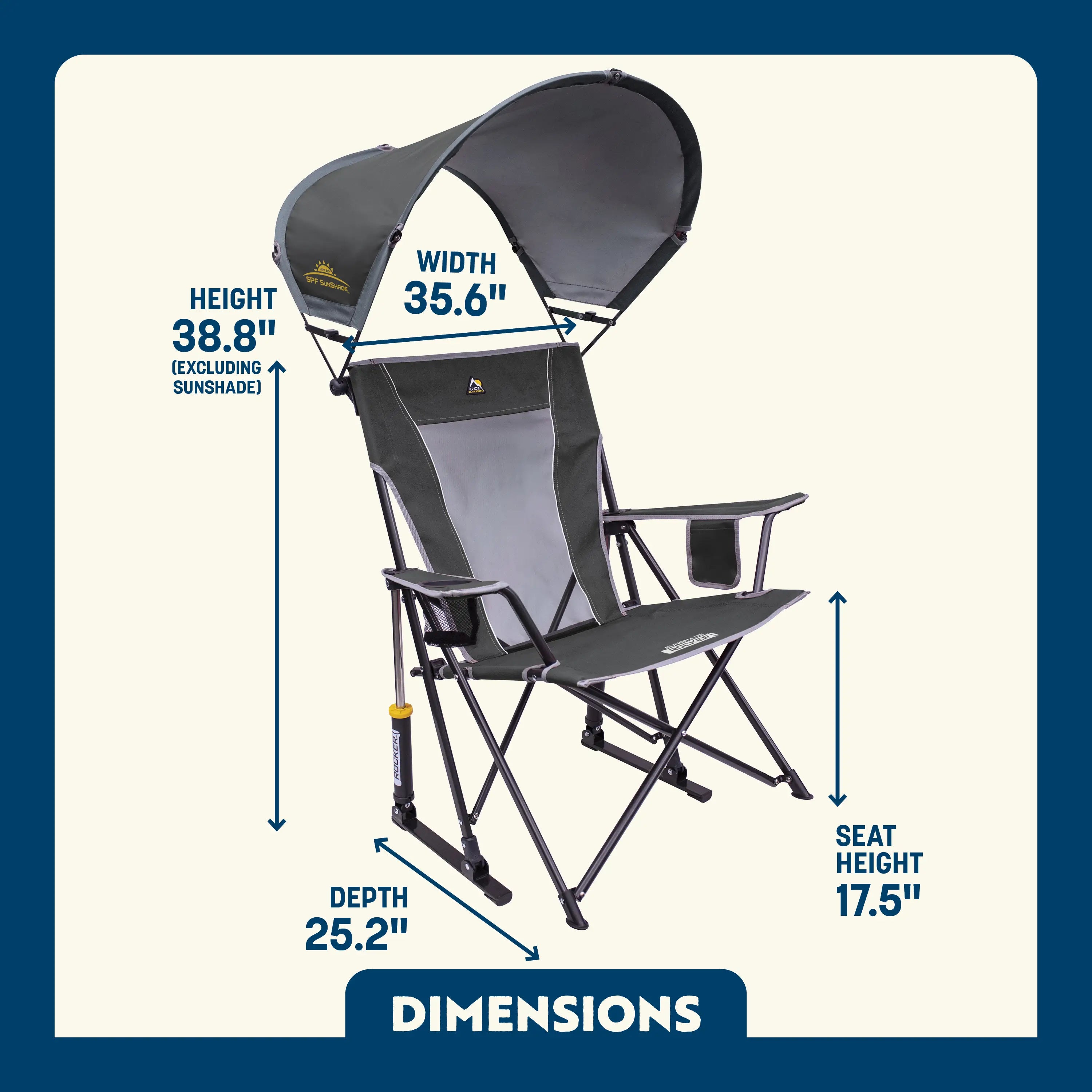SunShade Rocker — Outdoor Setup Pick | Outlandridge 077AG7