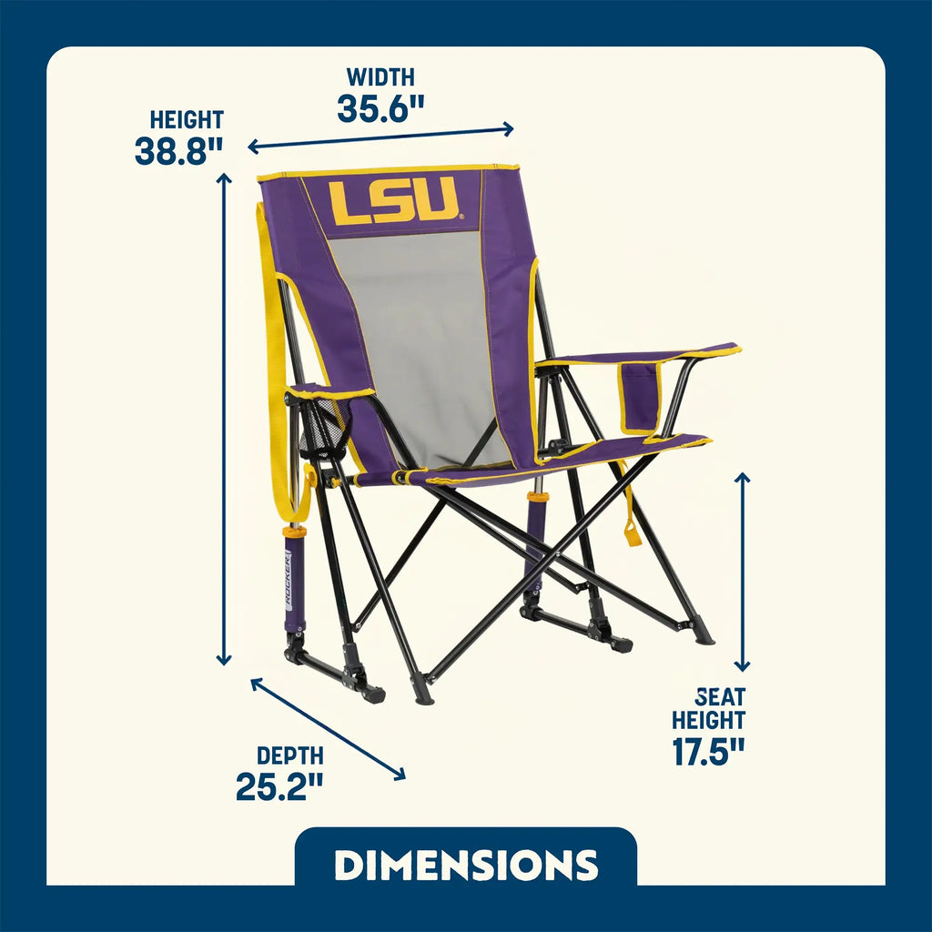 Comfort Pro Rocker - LSU Tigers | Featured Outdoor Choice | Outlandridge B597DC