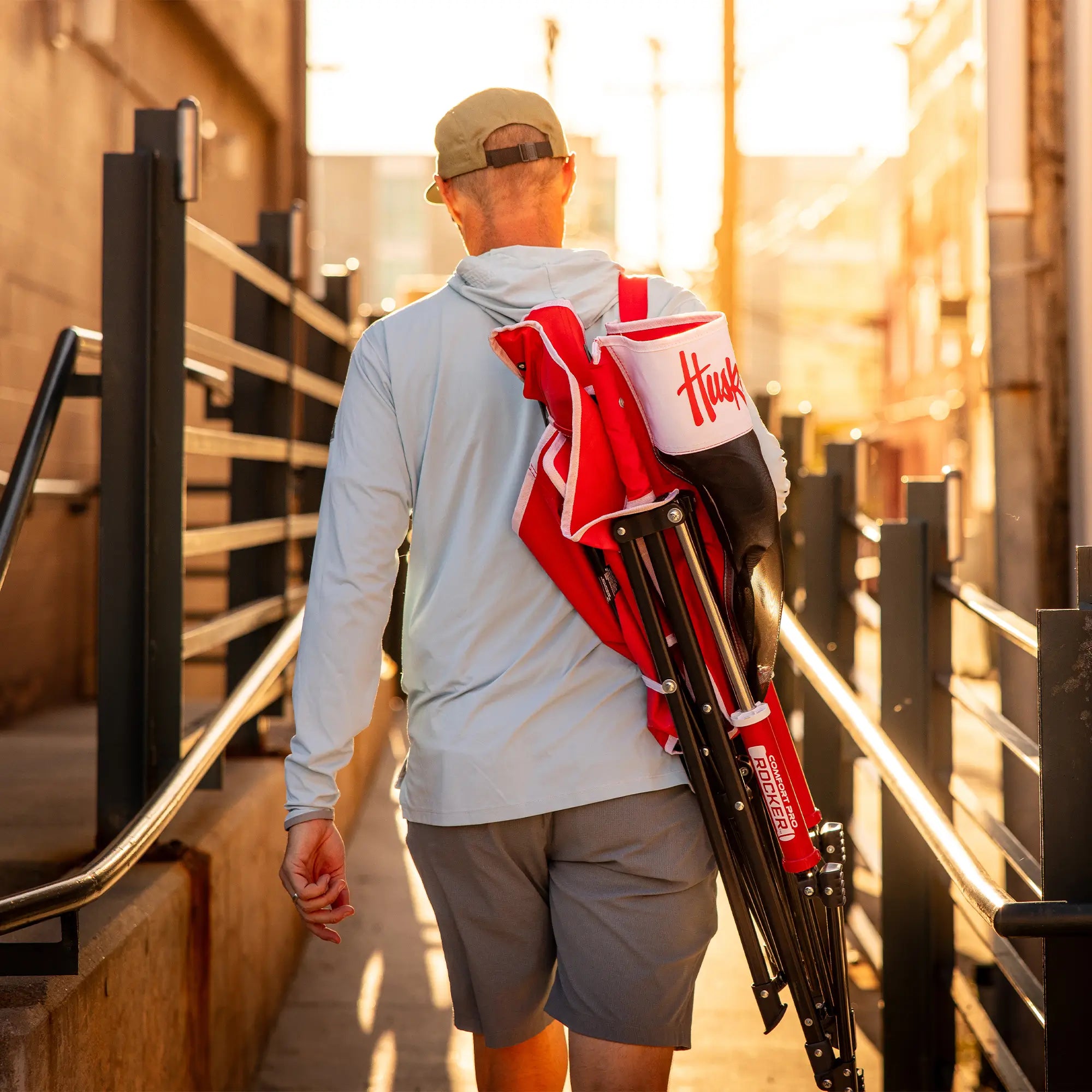 Comfort Pro Rocker - Nebraska Cornhuskers | Featured Outdoor Choice | Outlandridge 1CB7Zt