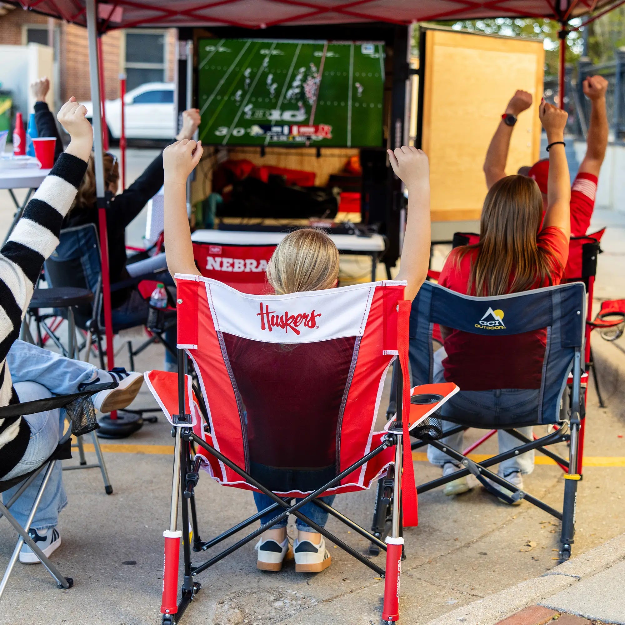 Comfort Pro Rocker - Nebraska Cornhuskers | Featured Outdoor Choice | Outlandridge 1CB7Zt