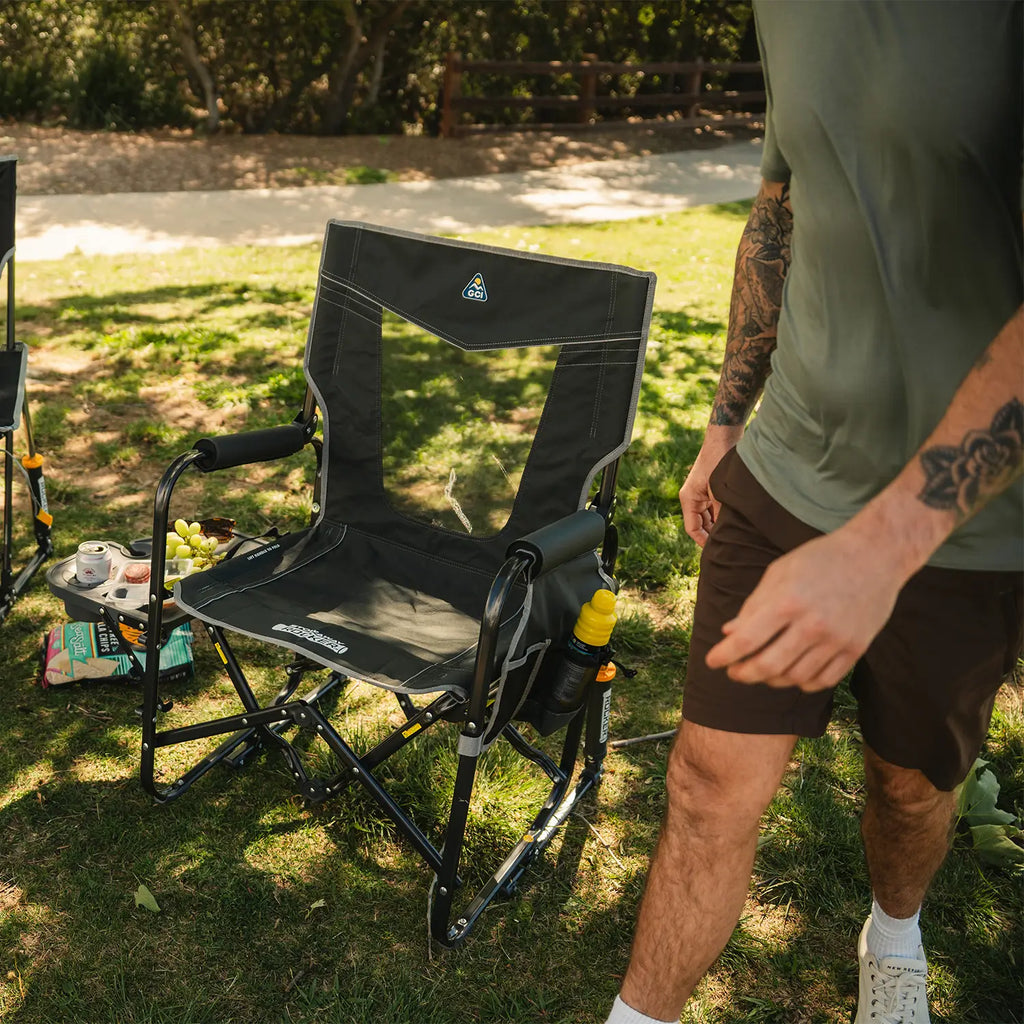 Stowaway Rocker with Side Table | Featured Outdoor Choice | Outlandridge 720FqA
