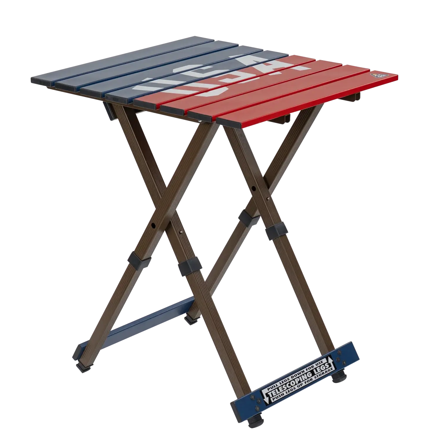 Compact Camp Table 20 - USA Anniversary Deluxe — Outdoor Collection Pick | Outlandridge 6308JZ