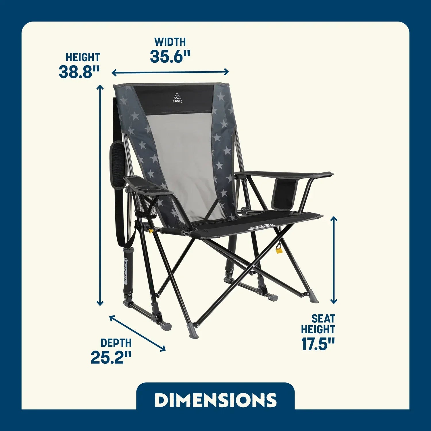 Comfort Pro Rocker | Featured Outdoor Choice | Outlandridge A093bn