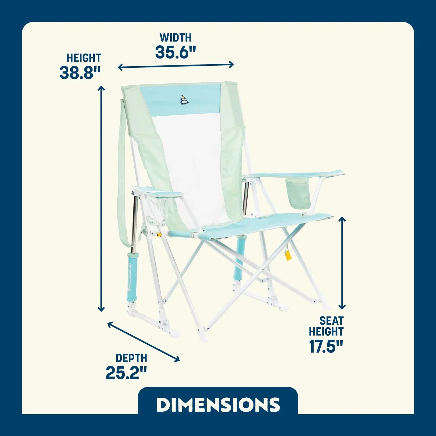Comfort Pro Rocker | Featured Outdoor Choice | Outlandridge A093bn