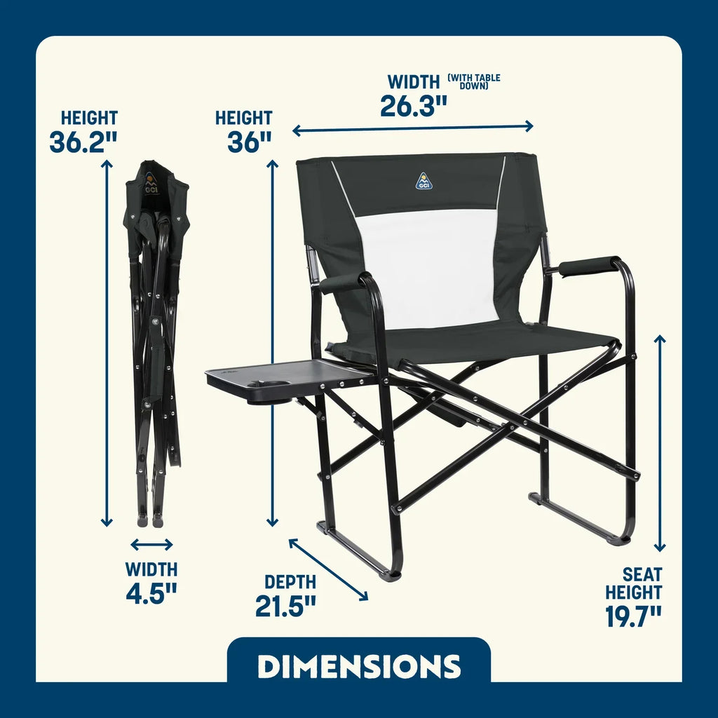 Slim-Fold Director's Chair XL | Featured Outdoor Choice | Outlandridge CCCCiG