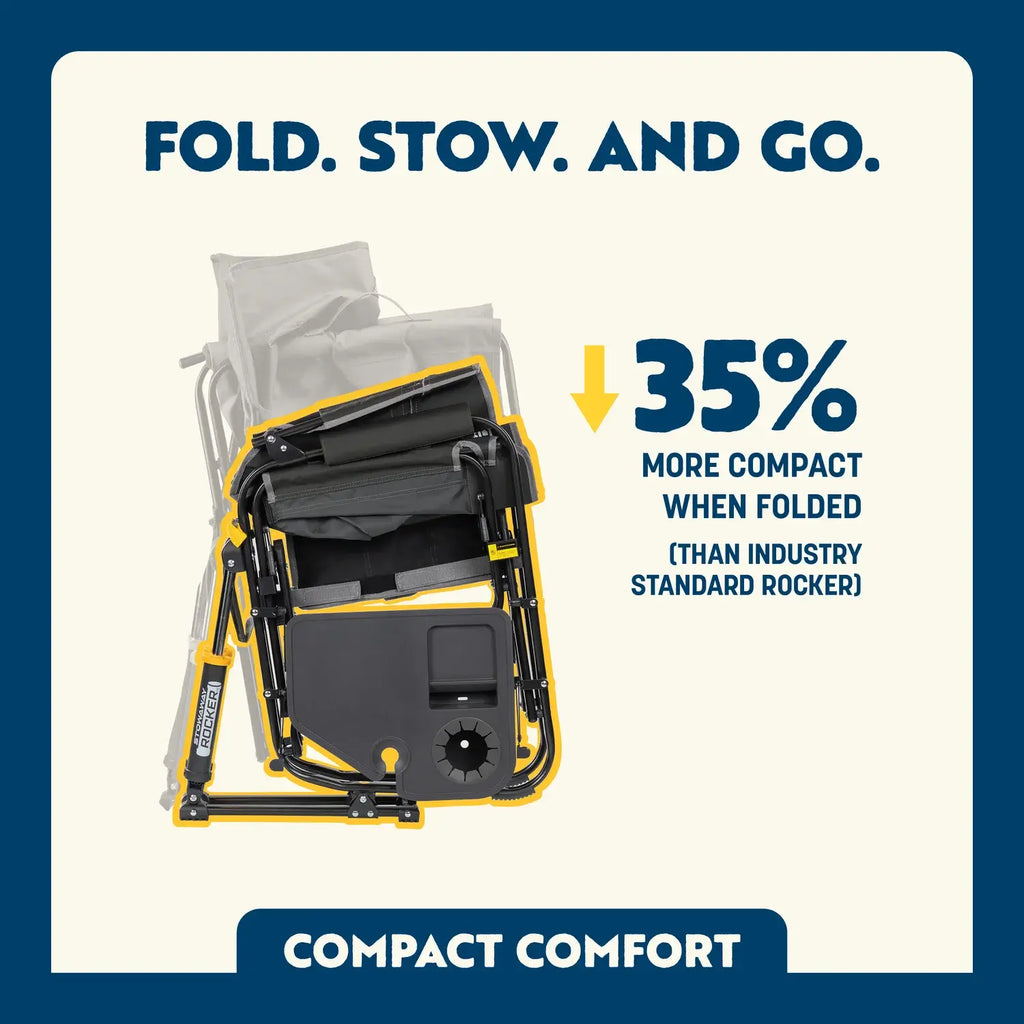 Stowaway Rocker with Side Table | Featured Outdoor Choice | Outlandridge 720FqA