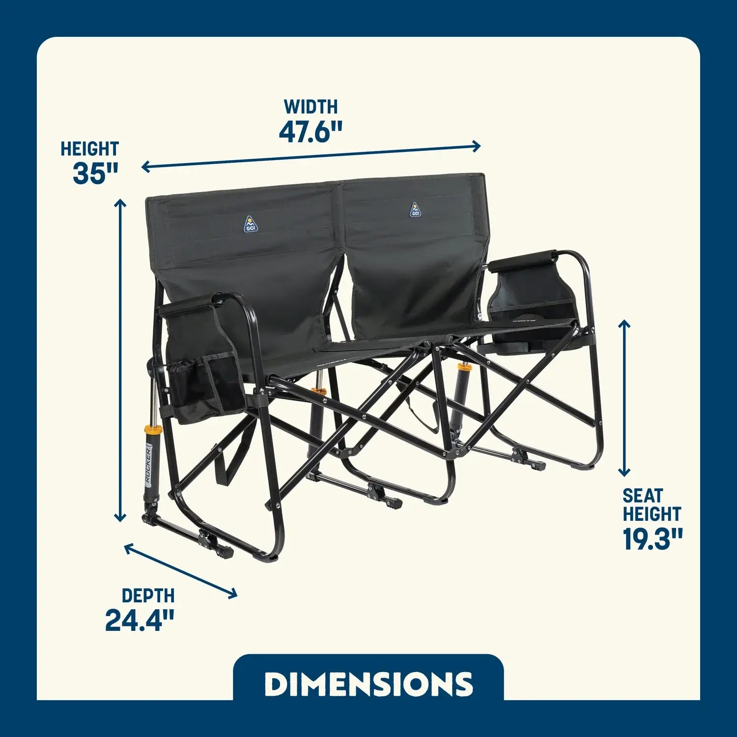 Tandem Rocker | Featured Outdoor Choice | Outlandridge 4C3CGN